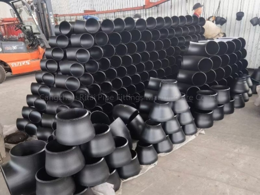 ब्लैक एएनएसआई एसएच 10 कार्बन स्टील वेल्ड फिटिंग एसएमएलएस ईसीसी बट वेल्ड कंसेंट्रिक रेड्यूसर