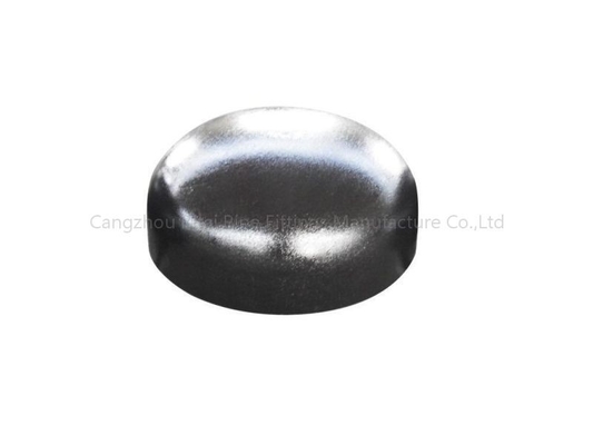 ASTM B16.25 B16.9 A234 GR.WPB ब्लैक पाइप फिटिंग कैप ASME SCH40 3.68mm 3.91mm