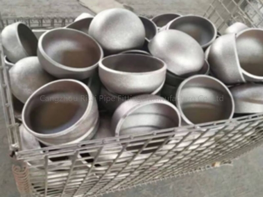 P235GH A420 पाइप फिटिंग कैप 2 इंच कार्बन स्टील एसएच 40 एसटीडी