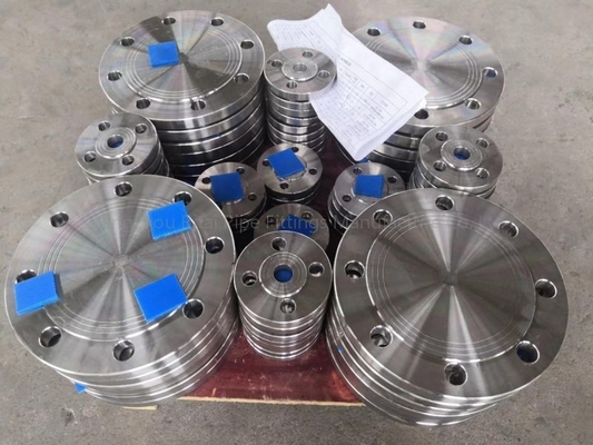 #150 जाली स्टेनलेस स्टील Flanges Pn16 RTJ ब्लाइंड मेटल क्लियर लाह