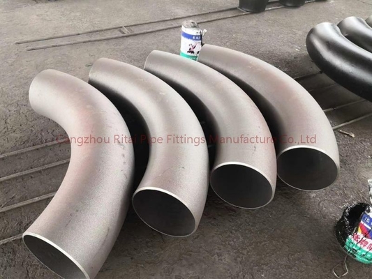 ASME B16.28 स्टील ट्यूब फिटिंग 2D 5D 6D 8D 9D 10D 4 इंच 90 डिग्री बेंड
