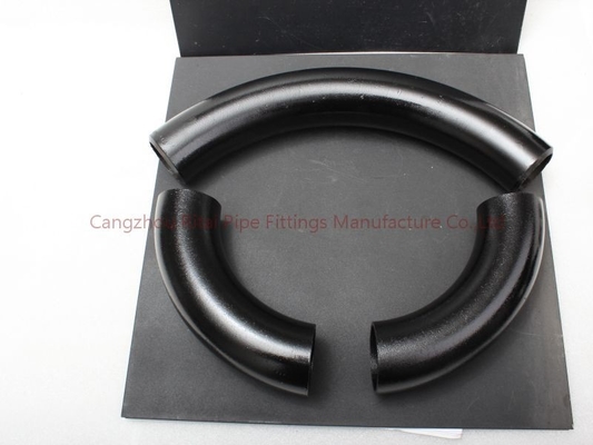 A53Gr.B A106GR.B बट वेल्ड ट्यूब फिटिंग ASTM DN200 XS SCH80 4 इंच 180 डिग्री बेंड