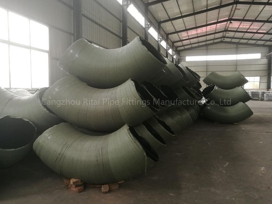 एएसटीएम 180 डिग्री स्टील बट वेल्डिंग एल्बो शॉर्ट रेडियस एसएच 100 कार्बन स्टील 100% आरटी
